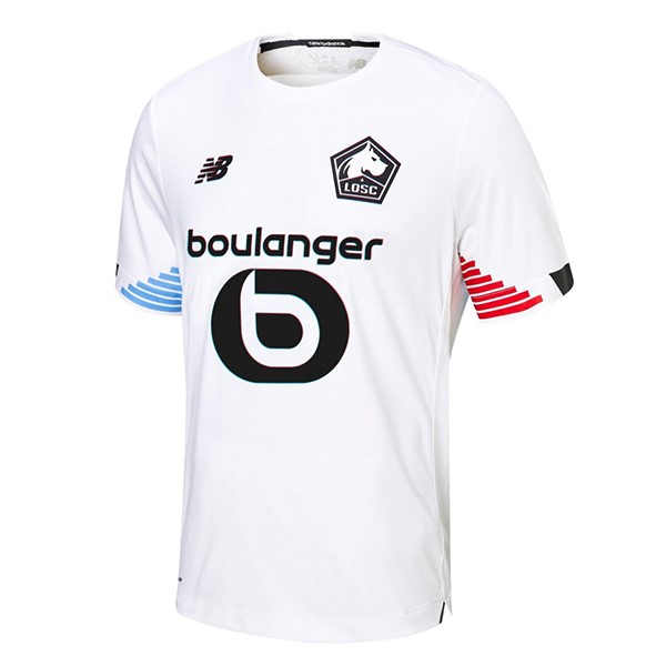 Tailandia Camiseta Lille 3ª Kit 2020 2021 Blanco